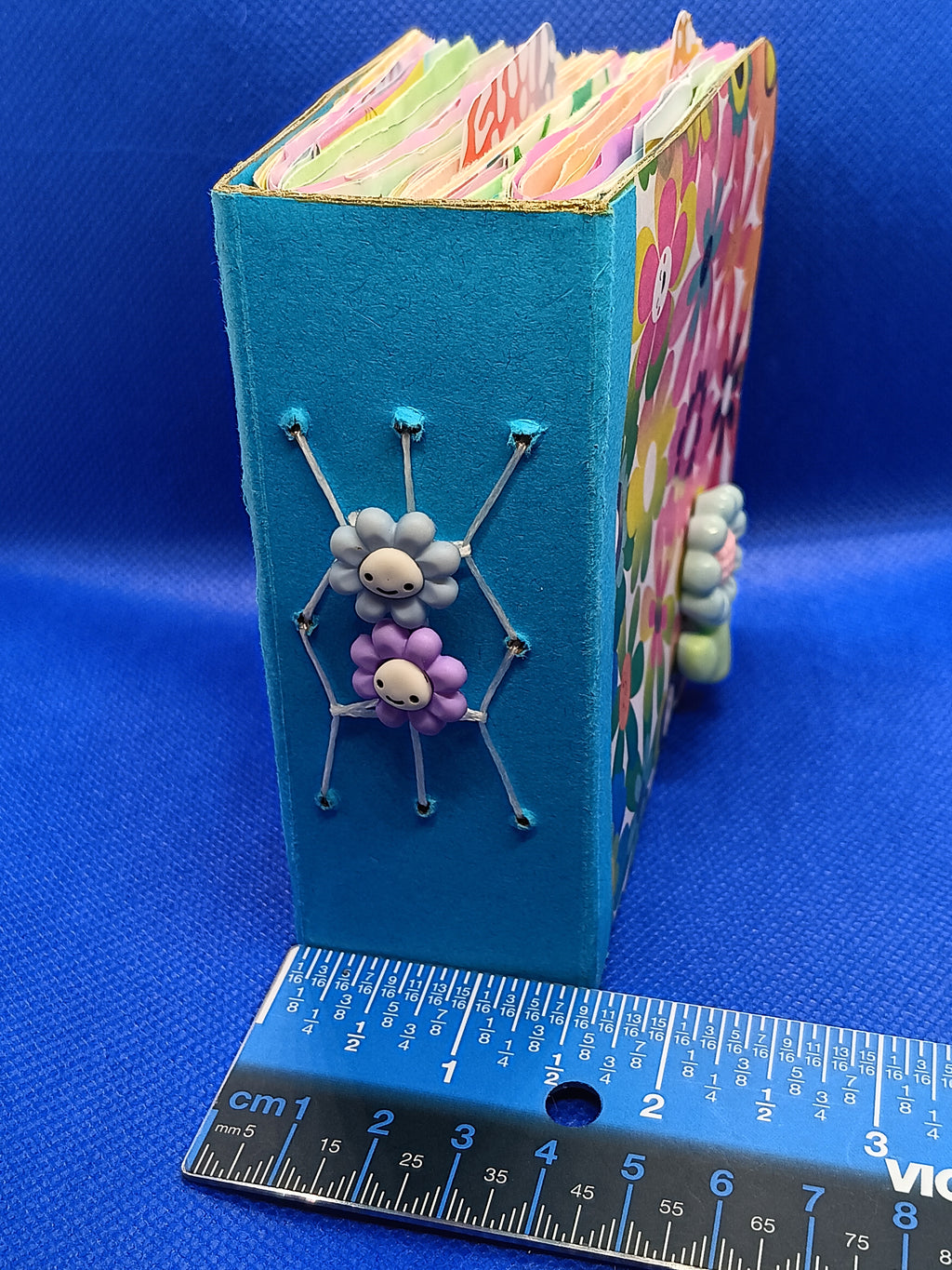 Garden of Whimsy Small Junk Journal-One-of-a-Kind Handmade Journal