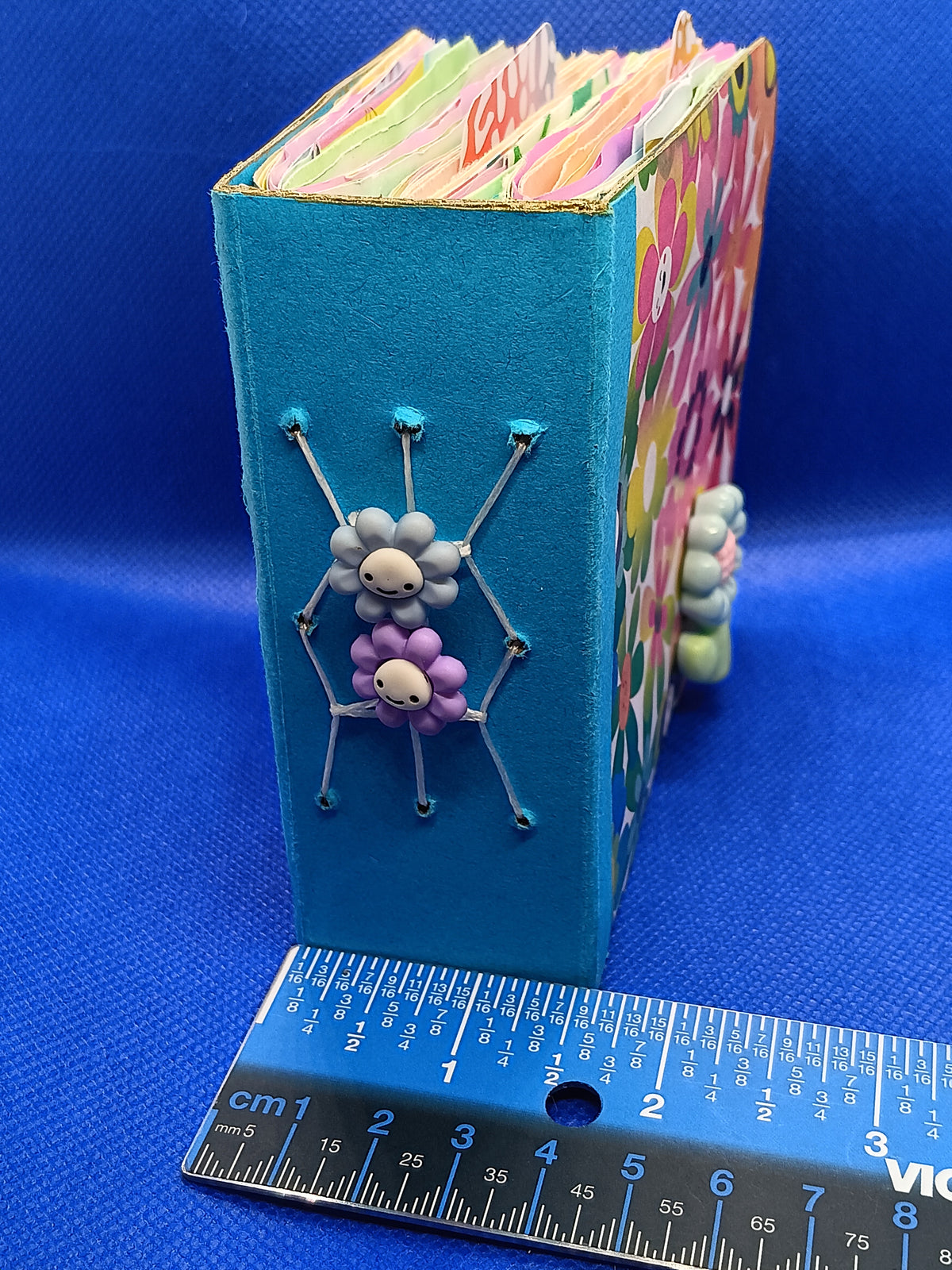 Garden of Whimsy Small Junk Journal-One-of-a-Kind Handmade Journal