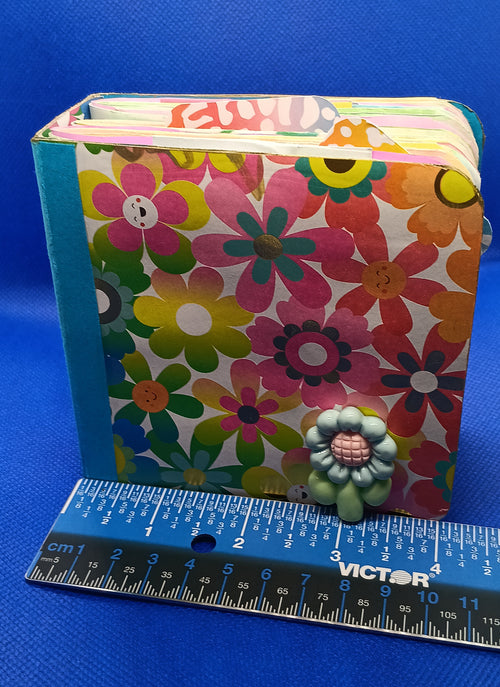Garden of Whimsy Small Junk Journal-One-of-a-Kind Handmade Journal