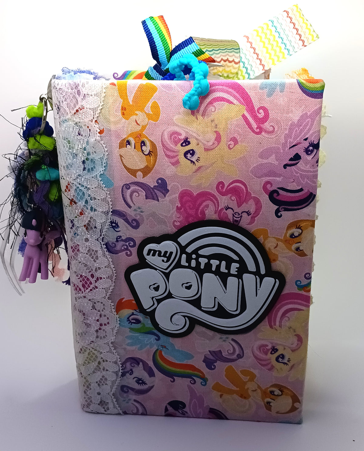 Rainbow Pony Handmade Junk Journal-My Little Pony Inspired
