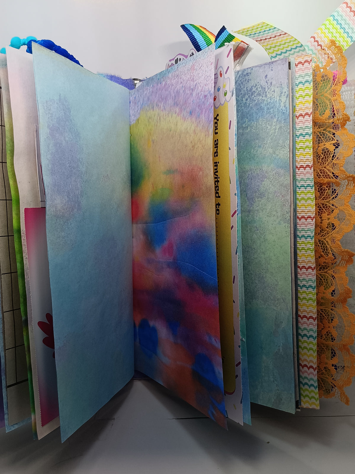 Rainbow Pony Handmade Junk Journal-My Little Pony Inspired