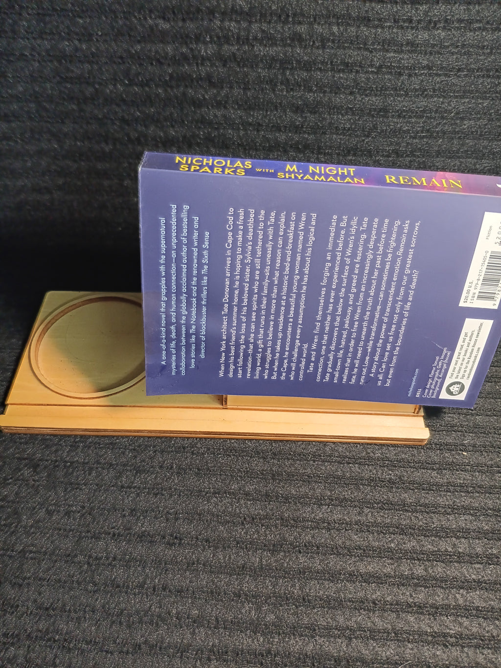 Wooden Book Tent, Book Tent with Coaster