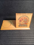 Wooden Book Tent, Book Tent with Coaster